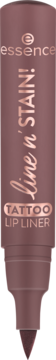Płynna konturówka essence Line 'n' STAIN! TATTOO LIP LINER 03 Make A Mauve, zbliżenie pionowe.