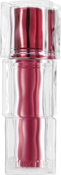 Nawilżający TIRTIR Waterism Glow Tint Bad Rosy, mini tint do ust, czerwonoróżowy, w przezroczystej tubce, widok z przodu.
