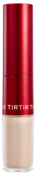 Czerwono-beżowy dwustronny korektor TIRTIR Glide & Hide Blurring Concealer 3.5W, pionowy widok z przodu.