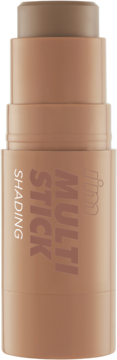 Kremowy bronzer w sztyfcie I’m Meme I'm Multi Stick Shading Cool Bronzer, beżowa obudowa, wysunięty.