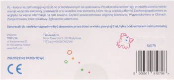 Tył opakowania Trefl kulko-klocki sensoryczne. Widoczne ważne informacje, kod kreskowy i logo.