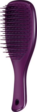 Fioletowa szczotka The Ultimate Detangler Mini do włosów mokrych i suchych, z elastycznymi ząbkami.