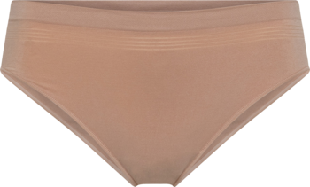Cieliste bezszwowe figi Pompea Seamless L-XL, widok z przodu na gładki materiał mikrofibry.