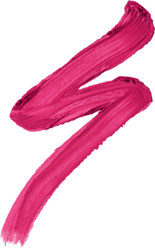 Intensywny różowy, falisty swatch cienia do powiek Maybelline Color Tattoo Eye Stix na czarnym tle.