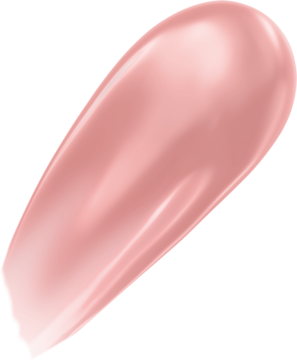 Zbliżenie na różowy błyszczyk Max Factor 2000 Calorie Lip Glaze Berry Sorbet, lśniący, kremowy swatch.