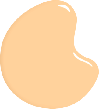 Kropla lakieru Sally Hansen Miracle Gel 770 I Don't Desert You, jasny beżowy odcień żelowego połysku.