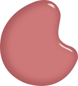 Zbliżenie na gładką, różowo-mauve kroplę lakieru Sally Hansen Miracle Gel #244 Mauve-olous, z żelowym połyskiem.