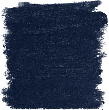 Ciemnoniebieski swatch kredki do oczu NYX Vivid Rich Sapphire Bling, z widocznymi śladami kremowej tekstury.