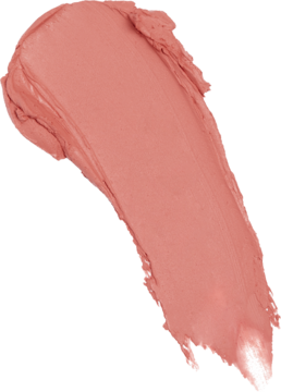 Kremowy swatch pomadki Revolution Lip Allure Soft Satin Lipstick w odcieniu Brunch Pink Nude, satynowe wykończenie.
