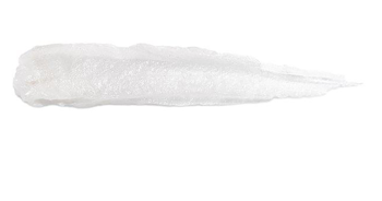 Biała, gęsta smuga wosku do brwi IsaDora Brow Fix, prezentująca kremową teksturę produktu.