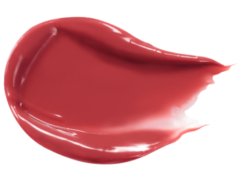Smuga koloryzującego balsamu Rom&nd Glasting Melting Balm Hippie Berry, błyszcząca, jagodowa czerwień.