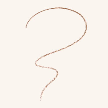 Zbliżenie na beżową, pofalowaną kreskę kredki do brwi Catrice Eye Brow Stylist 060 Legally Blonde.