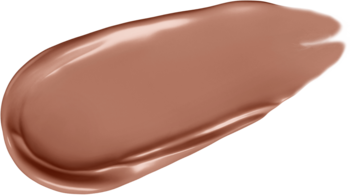 Miss Sporty Matte To Last 16h: matowa pomadka w płynie, odcień Mocha. Brązowy swatch, gładka tekstura.
