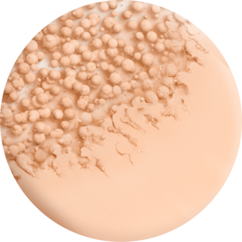 Bourjois Healthy Mix Glow Tint Essence: zbliżenie na beżową esencję z perłowymi pigmentami wyrównującymi koloryt.