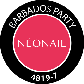 NEONAIL ,lakier hybrydowy, Barbados Party,góra