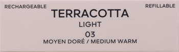 GUERLAIN Terracotta Light The Sun-Kissed,puder do twarzy, brązująco-rozświetlający, 03 Medium Warm,góra
