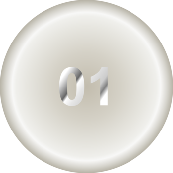 Kredka do powiek 3w1 Multiplay – symbol odcienia 01. Okrągła ikona z metalicznym numerem.