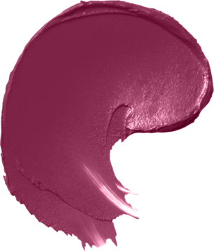 Zbliżenie na swatch matowej pomadki Bourjois Rouge Velvet Magni-Fig, o aksamitnym wykończeniu.