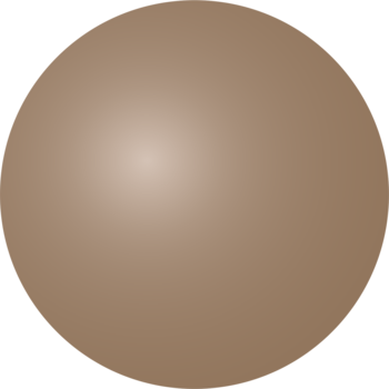 Alterra kredka do brwi Light Brown: zbliżenie na nieregularną próbkę jasnobrązowego odcienia z rozjaśnieniem.