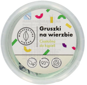 MANUFAKTURA PIĘKNA Gruszki na Wierzbie ,ciastolina do kąpieli,góra