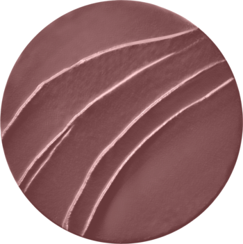 Bourjois Rouge Edition Velvet, matowa pomadka. Brązowy okrągły dysk z jasnymi, falistymi wzorami, widok z góry.