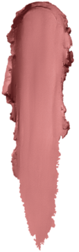 Swatch kremowego cienia Maybelline Color Tattoo w kolorze jasnego, zgaszonego różu na białym tle.