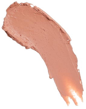 Smuga szminki Revolution Pro New Neutral w odcieniu brzoskwiniowego nude o satynowym wykończeniu.