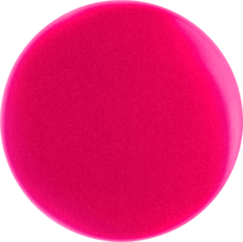 Okrągła próbka lakieru Max Factor Miracle Pure Nail w intensywnym, błyszczącym odcieniu fuksji na ciemnym tle.
