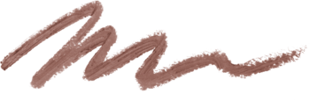 Swatch matowego Line Loud Lip Liner w odcieniu nude brązu, gruba, falista linia o kremowej teksturze.