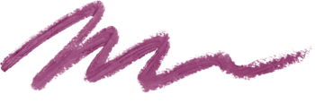 Line Loud Lip Liner, kremowy różowo-fioletowy swatch na czarnym tle, z matowym wykończeniem.