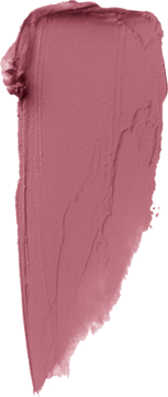 Próbka NYX Soft Matte Lip Cream, matowa szminka w płynie w odcieniu pudrowego różu z fakturą.