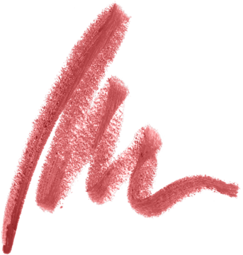 Swatch konturówki do ust Max Factor Colour Elixir Pink Princess, kremowa linia w odcieniu różu na czarnym tle.
