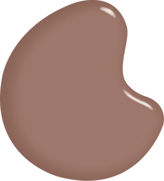 Lakier Sally Hansen Miracle Gel™ 212 Mocha Me Crazy, błyszcząca kropla w ciepłym odcieniu brązowej kawy, zbliżenie.