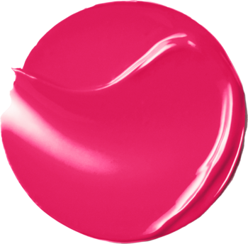 Wymaz nawilżającej pomadki Bourjois Healthy Mix Lip Sorbet w soczystym odcieniu fuksji, o lśniącym wykończeniu.