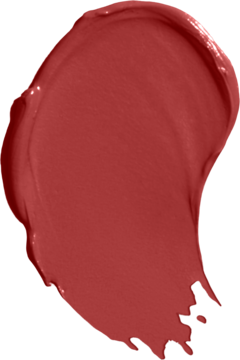 Textured swatch of vegan Smooth Whip Matte Lip Cream in a rich terracotta shade, showcasing its creamy matte finish.