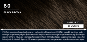 SCHWARZKOPF MEN ,żel do włosów, koloryzujący, nr 80 Black Brown,góra